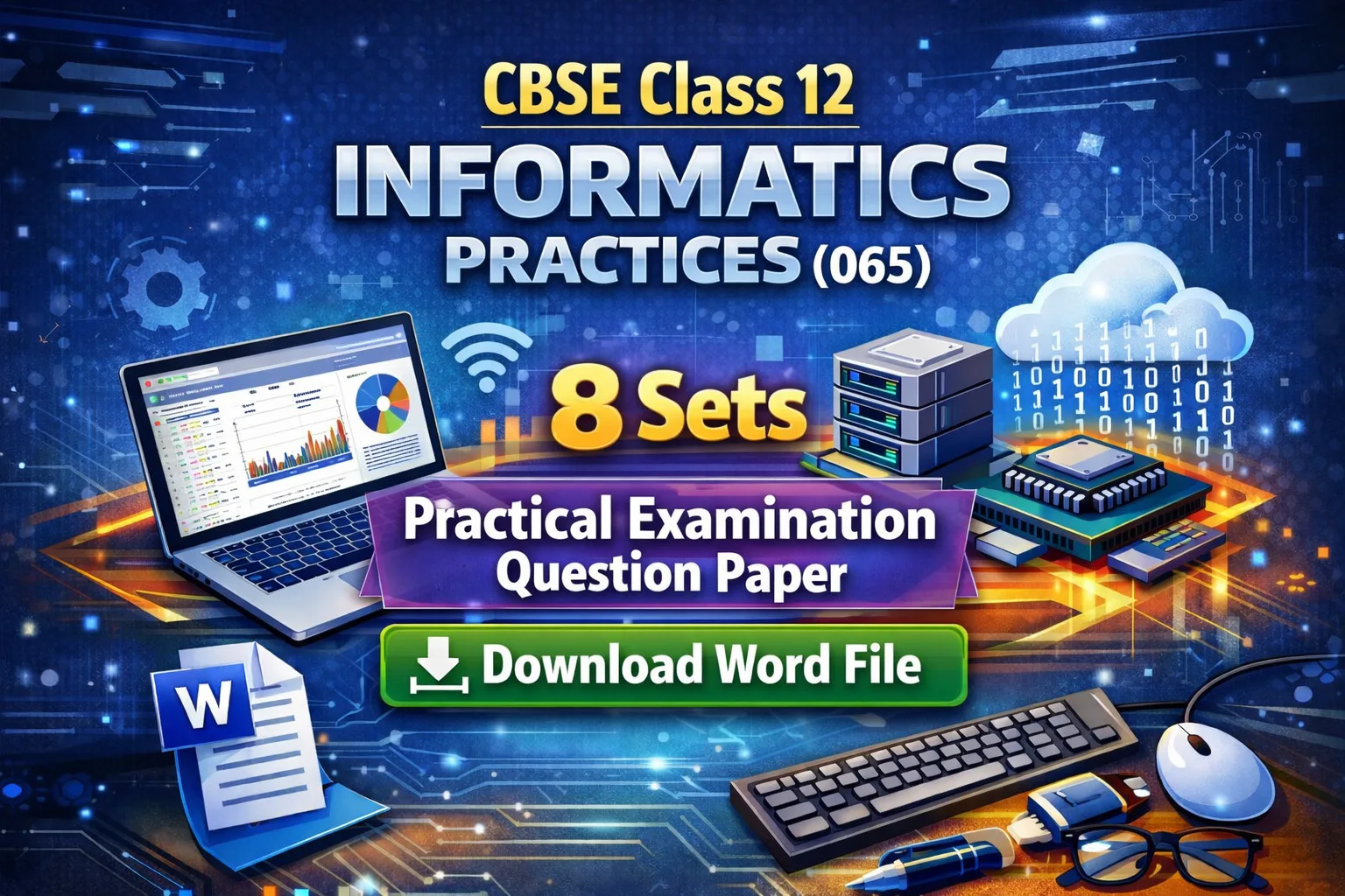 Class 12 Informatics Practical Code 065 - Practical File Download