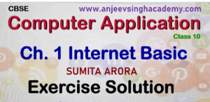 CBSE Class 10 Computer Application 165 Sumita Arora Solution - Anjeev ...