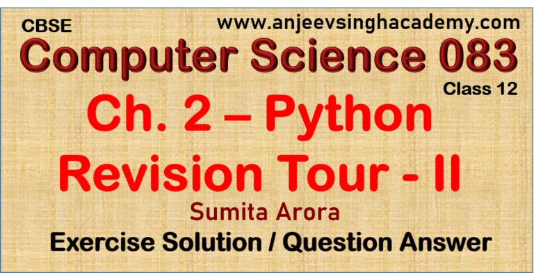 Answer Key Sumita Arora Archives Anjeev Singh Academy