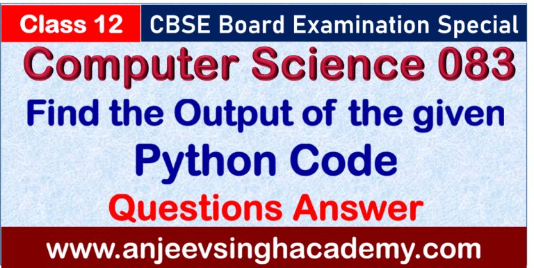 15 Interface Of Python With Mysql Important Question Answer Class 12 Computer Science Code 083 7826