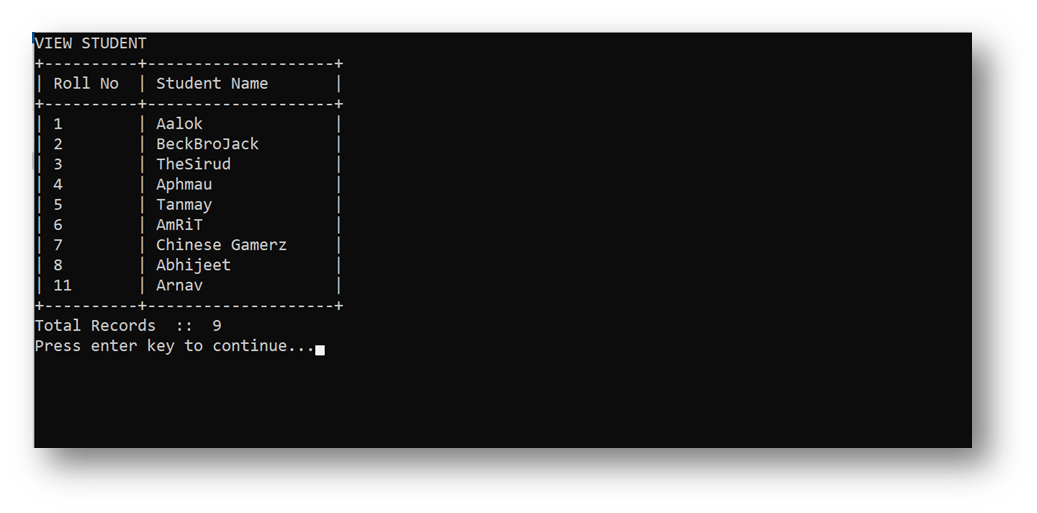 Python MySQL Project Student Admission Management System - Anjeev Singh ...