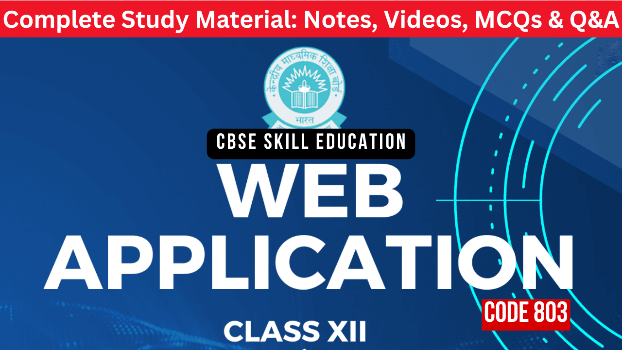Web Application Code 803 Skill Education