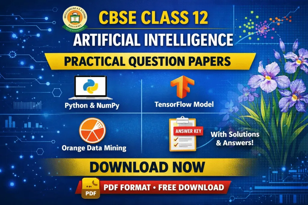 Class 12 AI Practical Examination Question Paper
